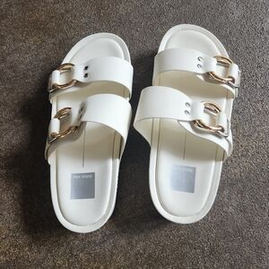Dolce Vita cici slide sandal in white